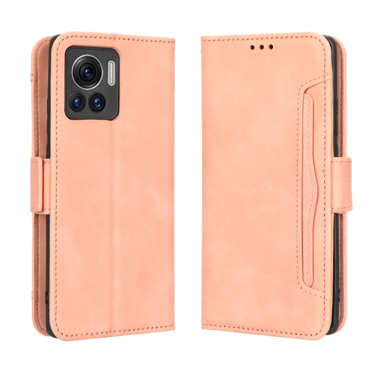 For Motorola Moto X30 Pro 5G / Edge 30 Ultra Skin Feel Calf Texture Card Slots Leather Phone Case