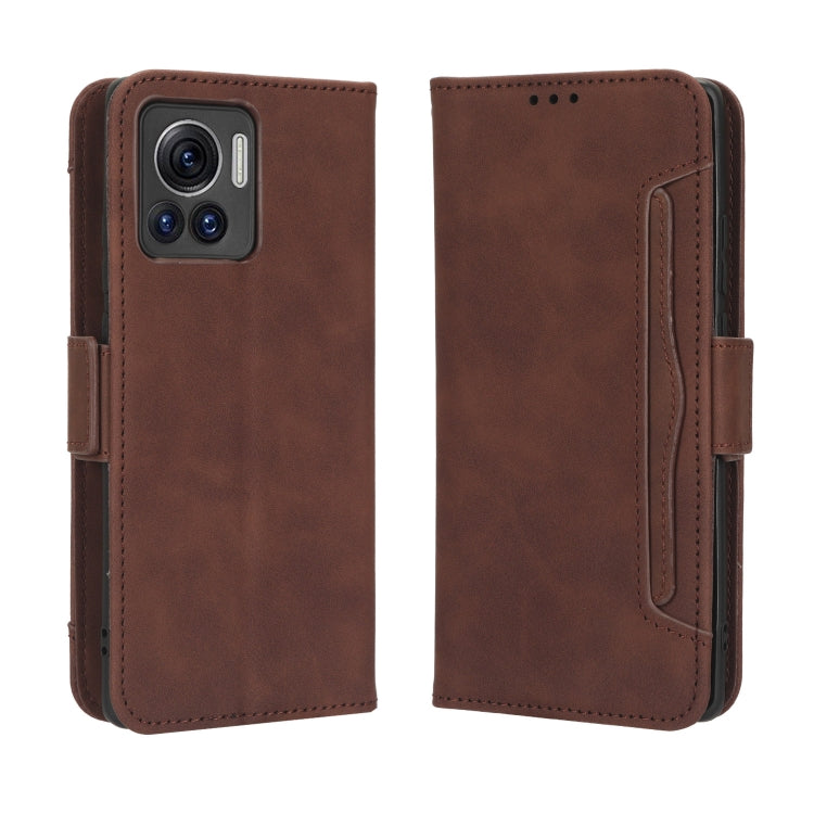 For Motorola Moto X30 Pro 5G / Edge 30 Ultra Skin Feel Calf Texture Card Slots Leather Phone Case