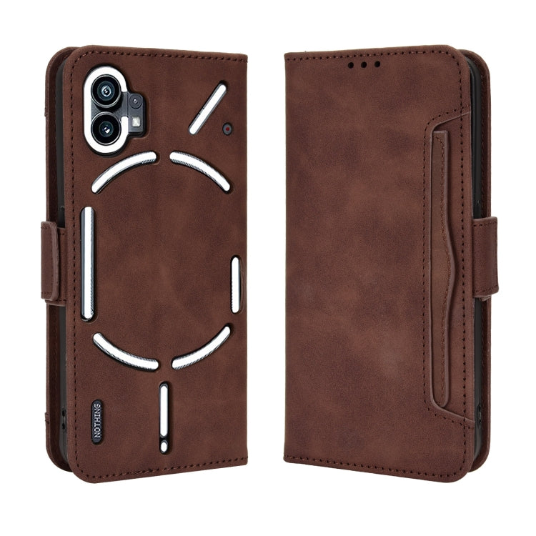 For Nothing Phone 1 Skin Feel Calf Texture Card Slots Leather Phone Case