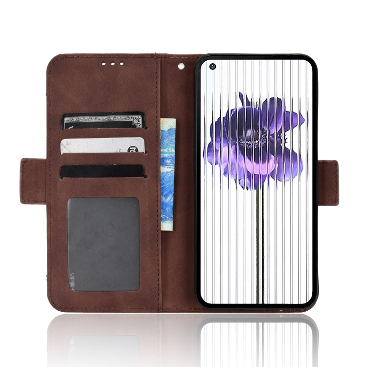 For Nothing Phone 1 Skin Feel Calf Texture Card Slots Leather Phone Case