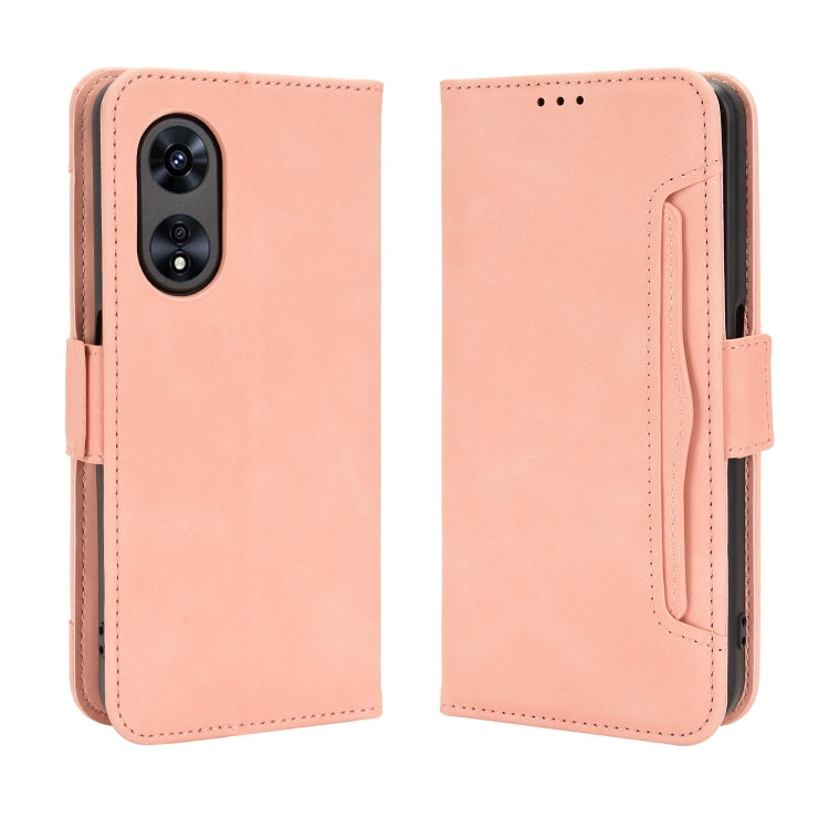 For OPPO A97 5G Skin Feel Calf Texture Card Slots Leather Phone Case