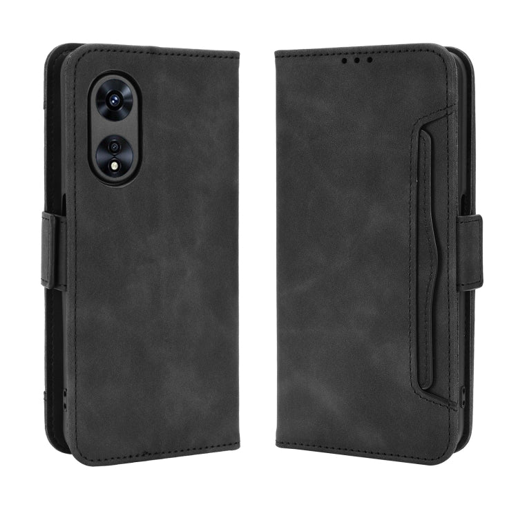 For OPPO A97 5G Skin Feel Calf Texture Card Slots Leather Phone Case
