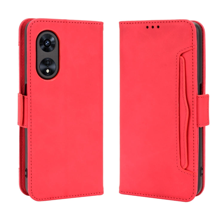 For OPPO A97 5G Skin Feel Calf Texture Card Slots Leather Phone Case