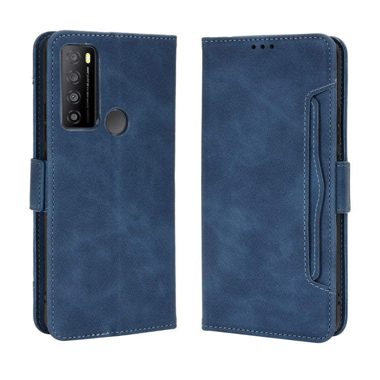 For TCL 30 XL Skin Feel Calf Texture Card Slots Leather Phone Case