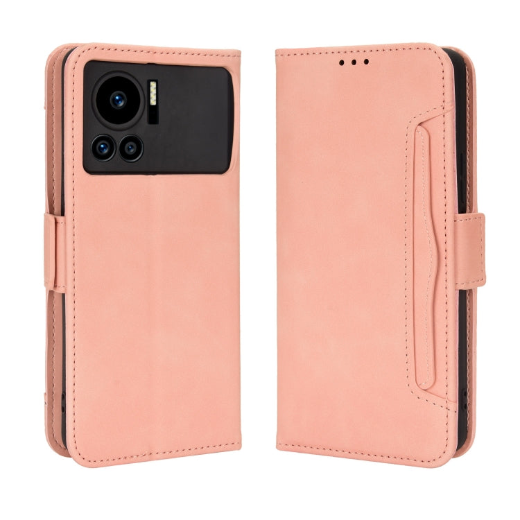 For Infinix Note 12 VIP Skin Feel Calf Texture Card Slots Leather Phone Case