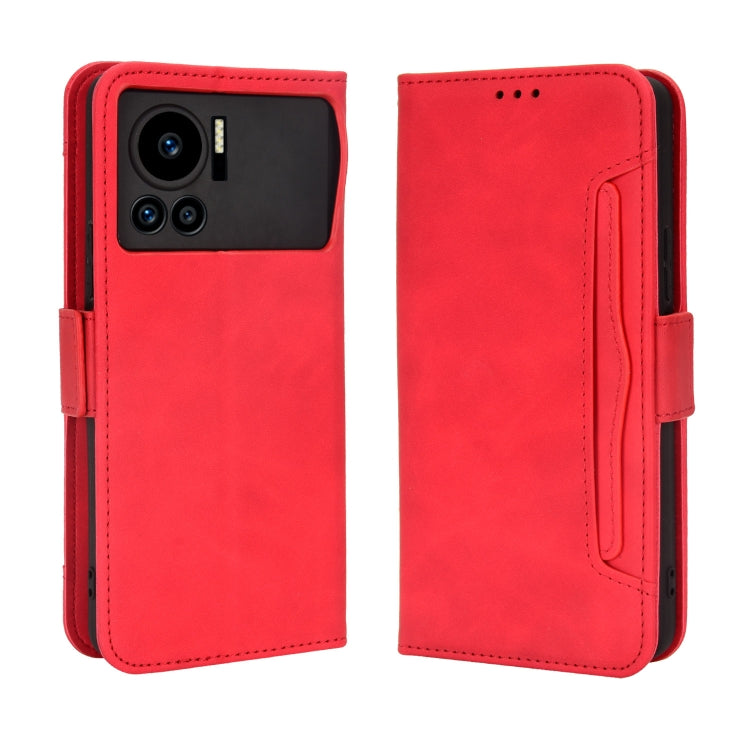 For Infinix Note 12 VIP Skin Feel Calf Texture Card Slots Leather Phone Case