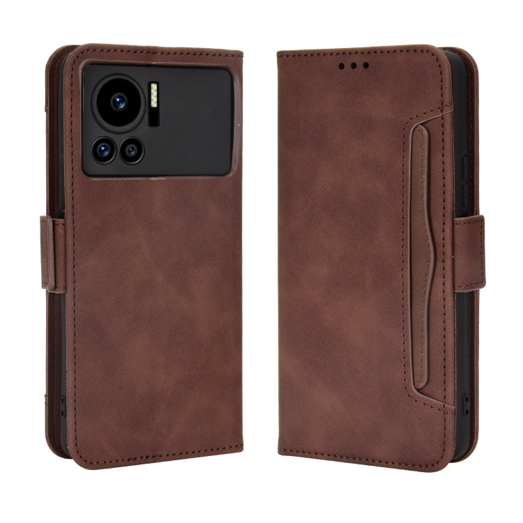 For Infinix Note 12 VIP Skin Feel Calf Texture Card Slots Leather Phone Case