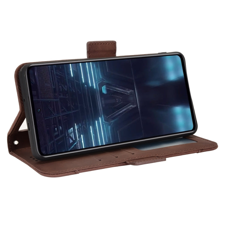 For Infinix Note 12 VIP Skin Feel Calf Texture Card Slots Leather Phone Case