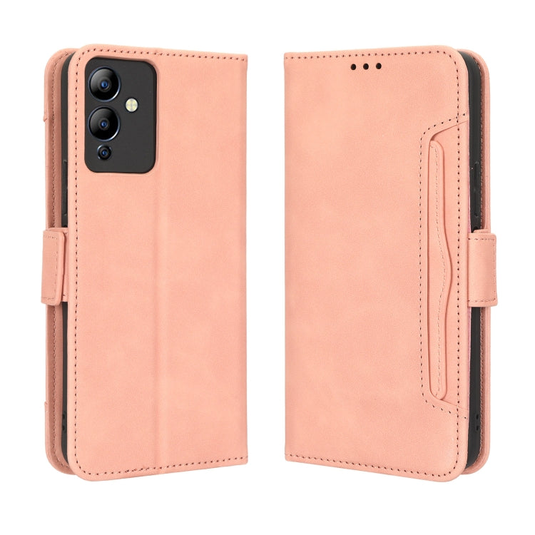 For Infinix Note 12i Skin Feel Calf Texture Card Slots Leather Phone Case