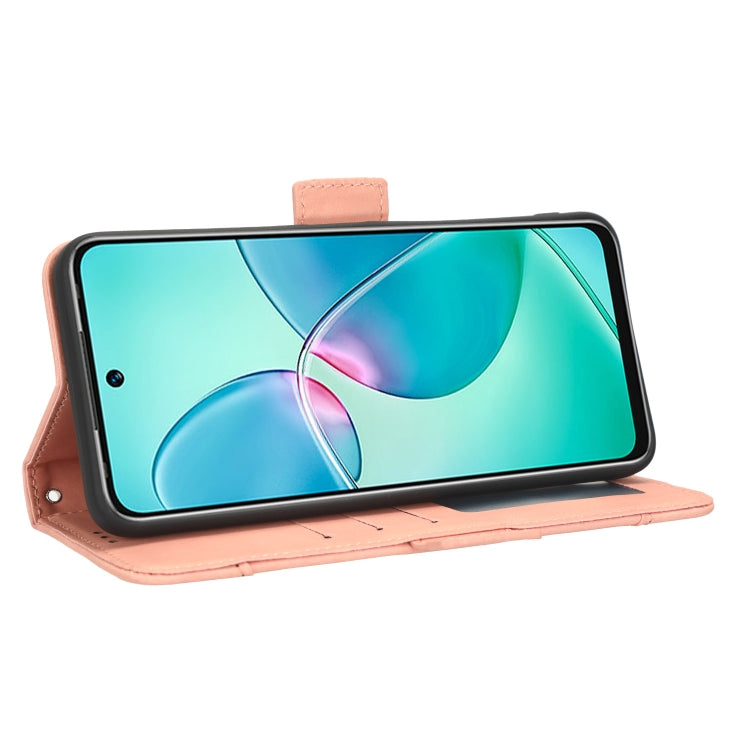 For Infinix Note 12i Skin Feel Calf Texture Card Slots Leather Phone Case