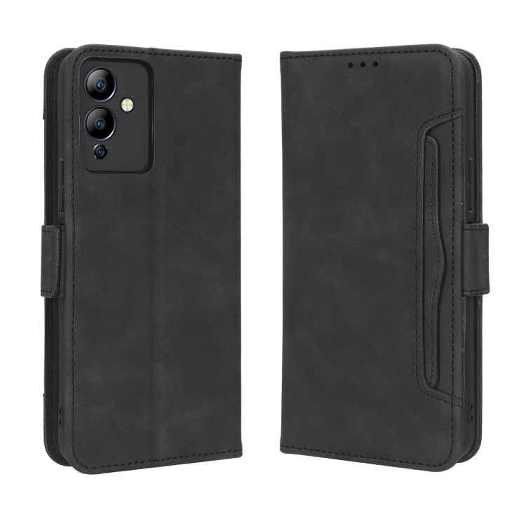 For Infinix Note 12i Skin Feel Calf Texture Card Slots Leather Phone Case
