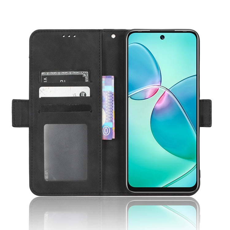 For Infinix Note 12i Skin Feel Calf Texture Card Slots Leather Phone Case
