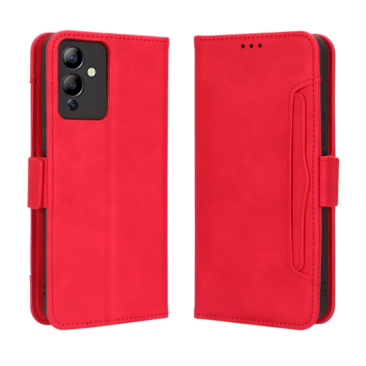 For Infinix Note 12i Skin Feel Calf Texture Card Slots Leather Phone Case