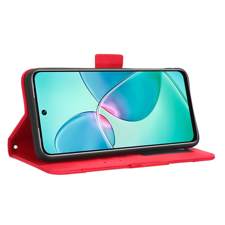 For Infinix Note 12i Skin Feel Calf Texture Card Slots Leather Phone Case