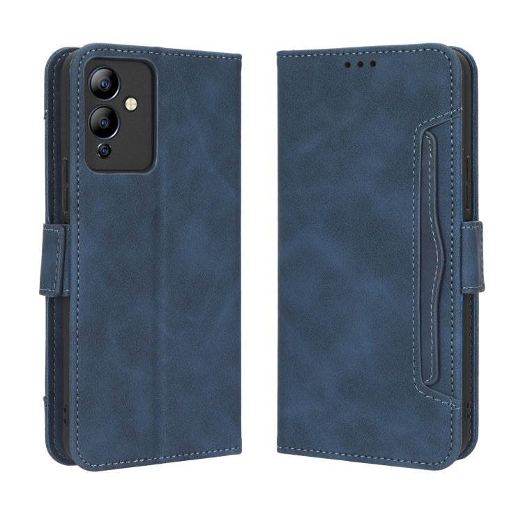 For Infinix Note 12i Skin Feel Calf Texture Card Slots Leather Phone Case