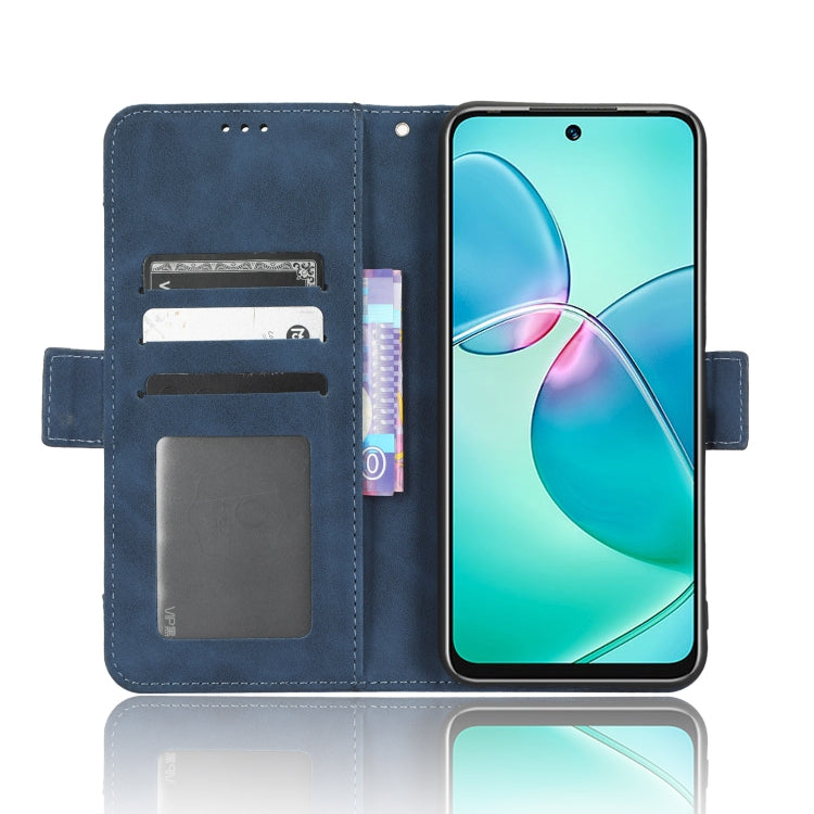 For Infinix Note 12i Skin Feel Calf Texture Card Slots Leather Phone Case