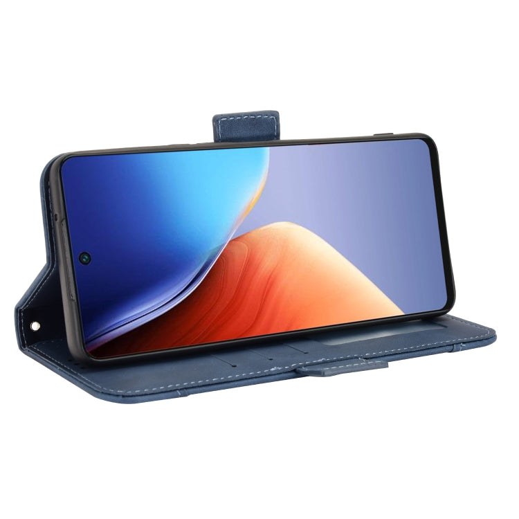 For Tecno Camon 19 Pro Skin Feel Calf Texture Card Slots Leather Phone Case