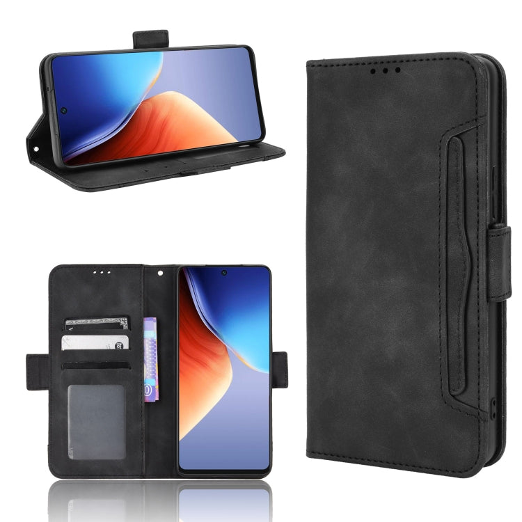 For Tecno Camon 19 Skin Feel Calf Texture Card Slots Leather Phone Case