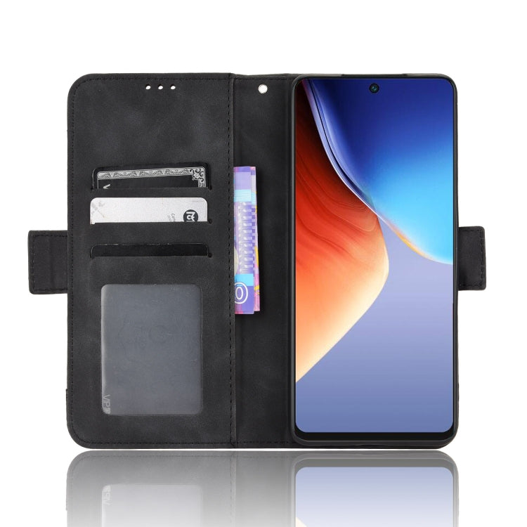 For Tecno Camon 19 Skin Feel Calf Texture Card Slots Leather Phone Case