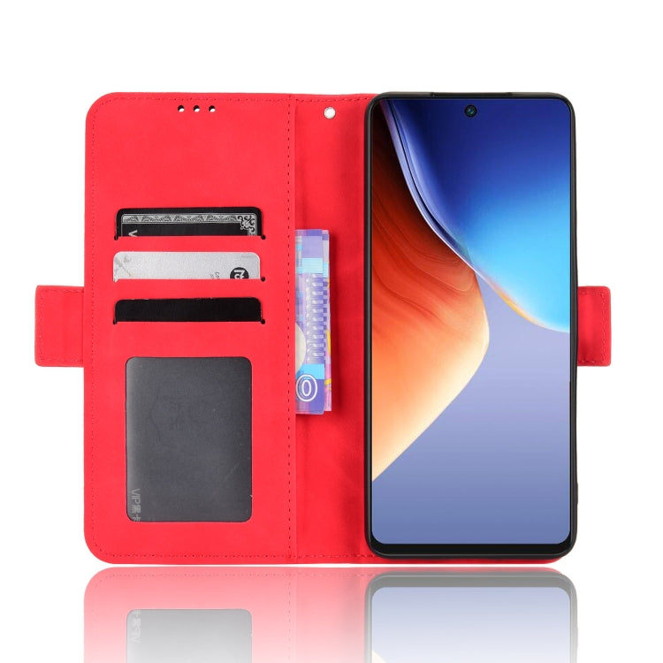 For Tecno Camon 19 Skin Feel Calf Texture Card Slots Leather Phone Case