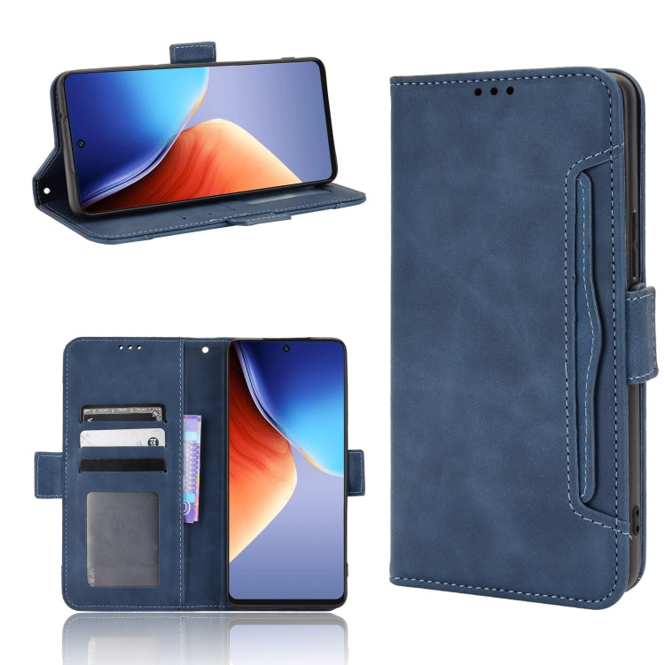 For Tecno Camon 19 Skin Feel Calf Texture Card Slots Leather Phone Case