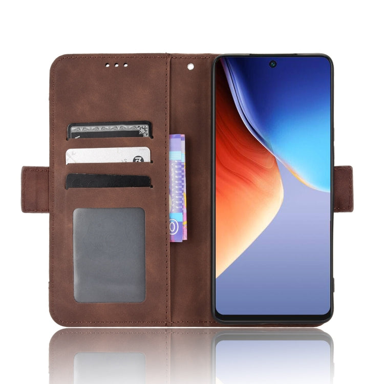 For Tecno Camon 19 Skin Feel Calf Texture Card Slots Leather Phone Case