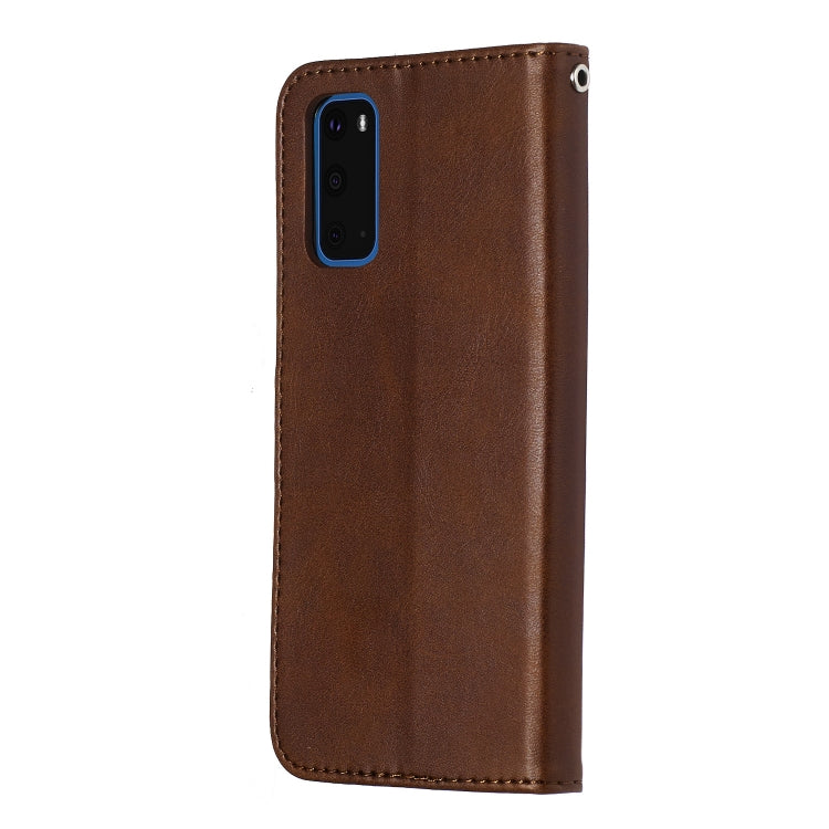 For Galaxy S20 Fashion Calf Texture Zipper Horizontal Flip Leather Case with Stand & Card Slots & Wallet Function