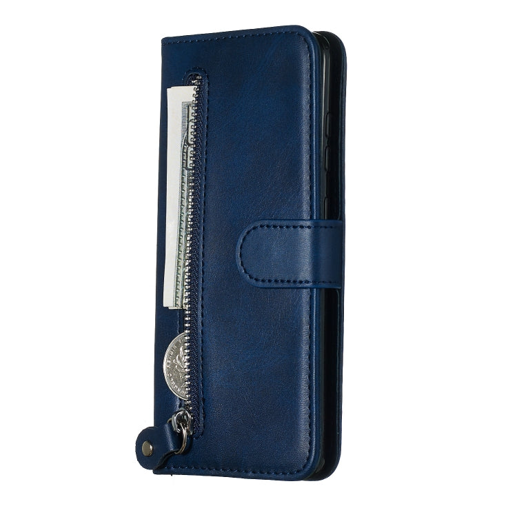 For Galaxy S20 Fashion Calf Texture Zipper Horizontal Flip Leather Case with Stand & Card Slots & Wallet Function