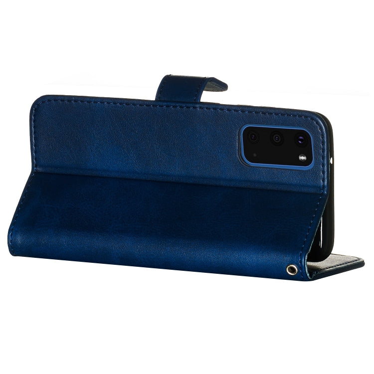 For Galaxy S20 Fashion Calf Texture Zipper Horizontal Flip Leather Case with Stand & Card Slots & Wallet Function