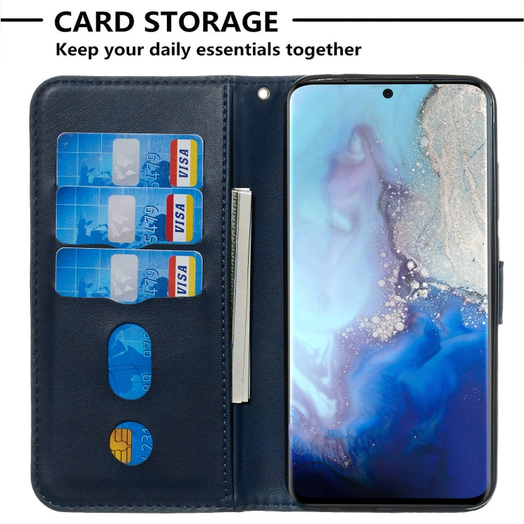 For Galaxy S20 Fashion Calf Texture Zipper Horizontal Flip Leather Case with Stand & Card Slots & Wallet Function