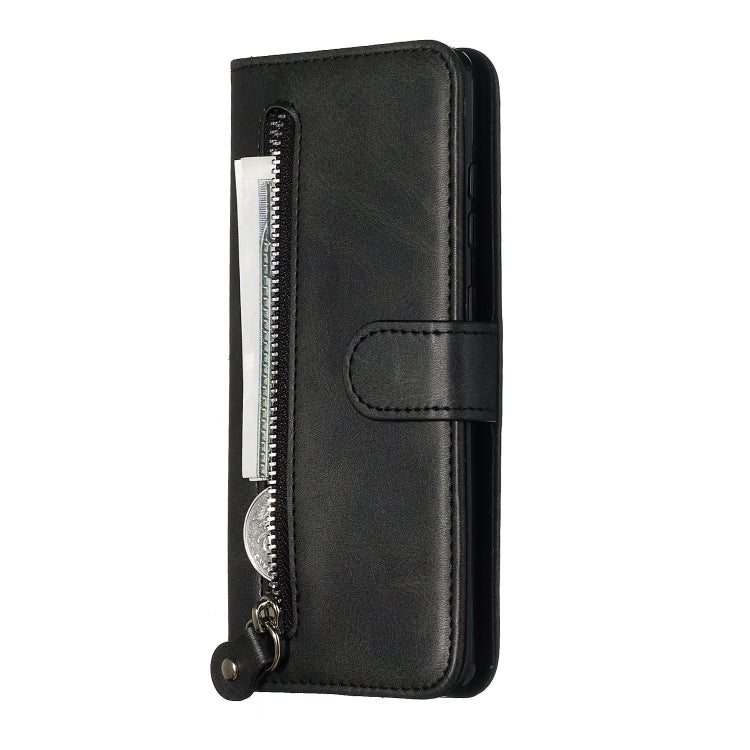 For Galaxy S20 Fashion Calf Texture Zipper Horizontal Flip Leather Case with Stand & Card Slots & Wallet Function