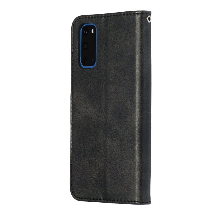 For Galaxy S20 Fashion Calf Texture Zipper Horizontal Flip Leather Case with Stand & Card Slots & Wallet Function