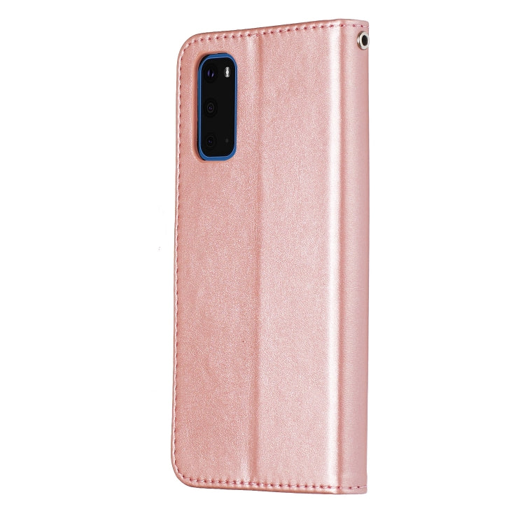 For Galaxy S20 Fashion Calf Texture Zipper Horizontal Flip Leather Case with Stand & Card Slots & Wallet Function