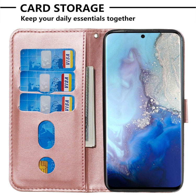 For Galaxy S20 Fashion Calf Texture Zipper Horizontal Flip Leather Case with Stand & Card Slots & Wallet Function
