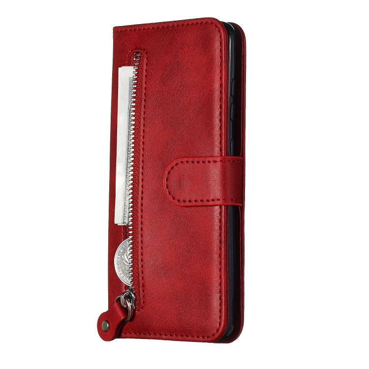 For Galaxy S20 Fashion Calf Texture Zipper Horizontal Flip Leather Case with Stand & Card Slots & Wallet Function