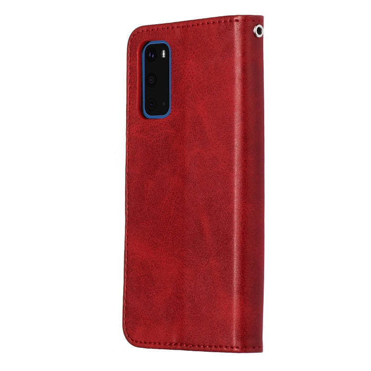 For Galaxy S20 Fashion Calf Texture Zipper Horizontal Flip Leather Case with Stand & Card Slots & Wallet Function