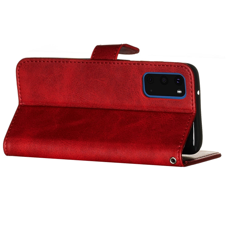 For Galaxy S20 Fashion Calf Texture Zipper Horizontal Flip Leather Case with Stand & Card Slots & Wallet Function