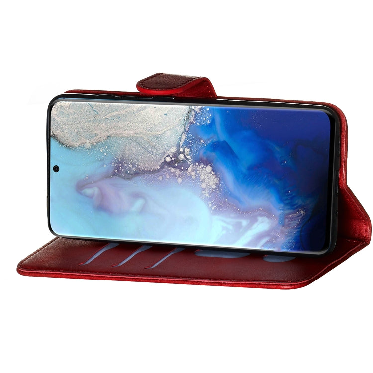 For Galaxy S20 Fashion Calf Texture Zipper Horizontal Flip Leather Case with Stand & Card Slots & Wallet Function