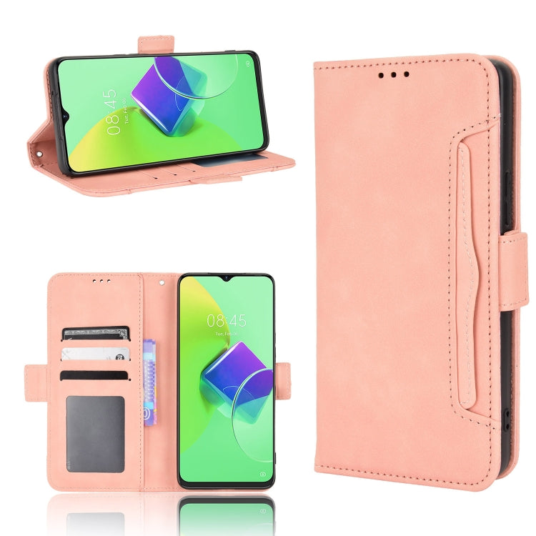For Tecno Spark 9 Pro Skin Feel Calf Texture Card Slots Leather Phone Case
