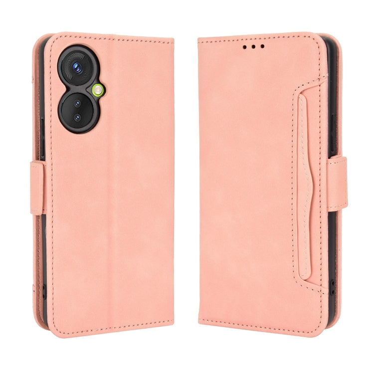 For Tecno Spark 9 Pro Skin Feel Calf Texture Card Slots Leather Phone Case