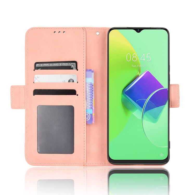 For Tecno Spark 9 Pro Skin Feel Calf Texture Card Slots Leather Phone Case