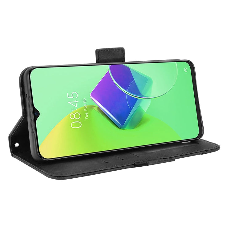 For Tecno Spark 9 Pro Skin Feel Calf Texture Card Slots Leather Phone Case