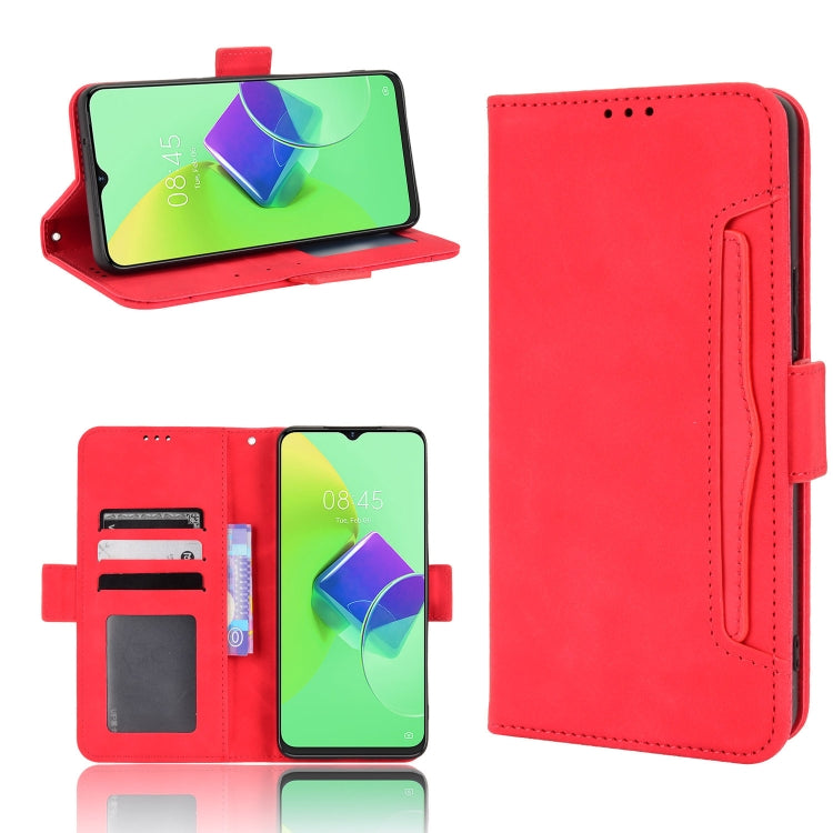 For Tecno Spark 9 Pro Skin Feel Calf Texture Card Slots Leather Phone Case