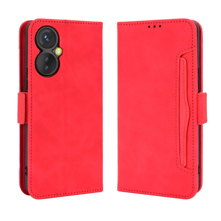 For Tecno Spark 9 Pro Skin Feel Calf Texture Card Slots Leather Phone Case