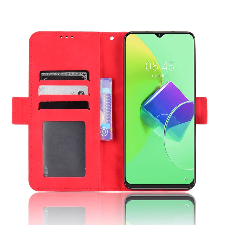 For Tecno Spark 9 Pro Skin Feel Calf Texture Card Slots Leather Phone Case