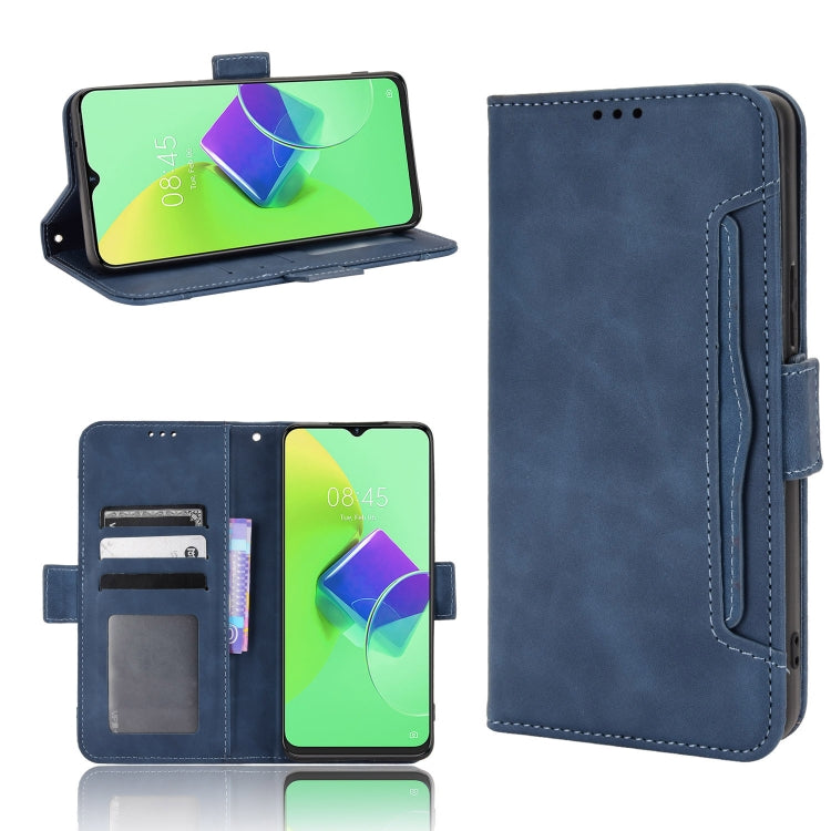 For Tecno Spark 9 Pro Skin Feel Calf Texture Card Slots Leather Phone Case