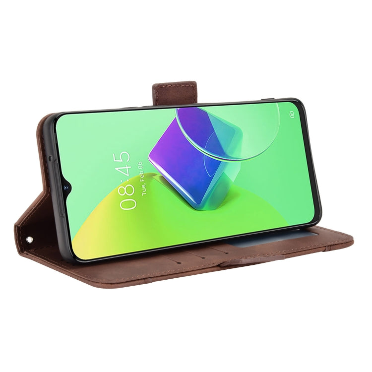 For Tecno Spark 9 Pro Skin Feel Calf Texture Card Slots Leather Phone Case