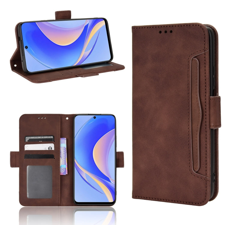 For Huawei nova Y90 Skin Feel Calf Texture Card Slots Leather Phone Case