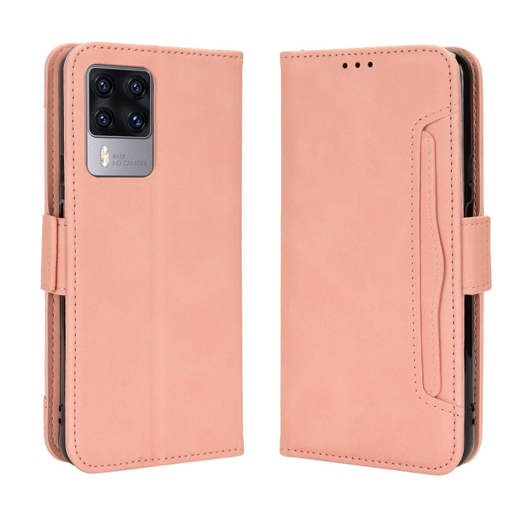 For Cubot X50 Skin Feel Calf Texture Card Slots Leather Phone Case