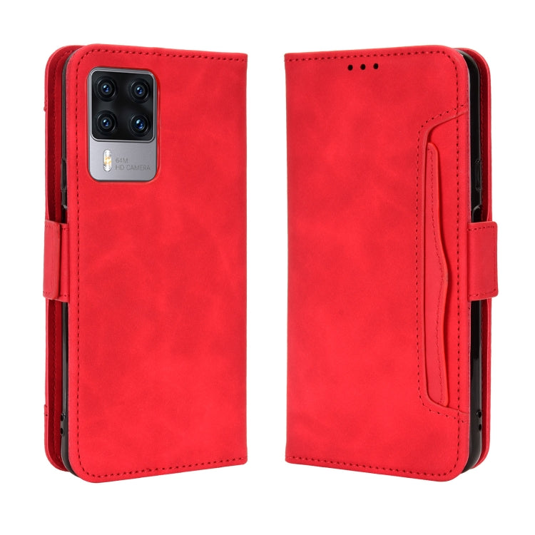 For Cubot X50 Skin Feel Calf Texture Card Slots Leather Phone Case